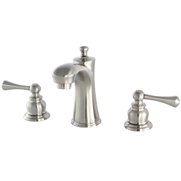 8" Widespread Bathroom Faucet, Brushed Nickel